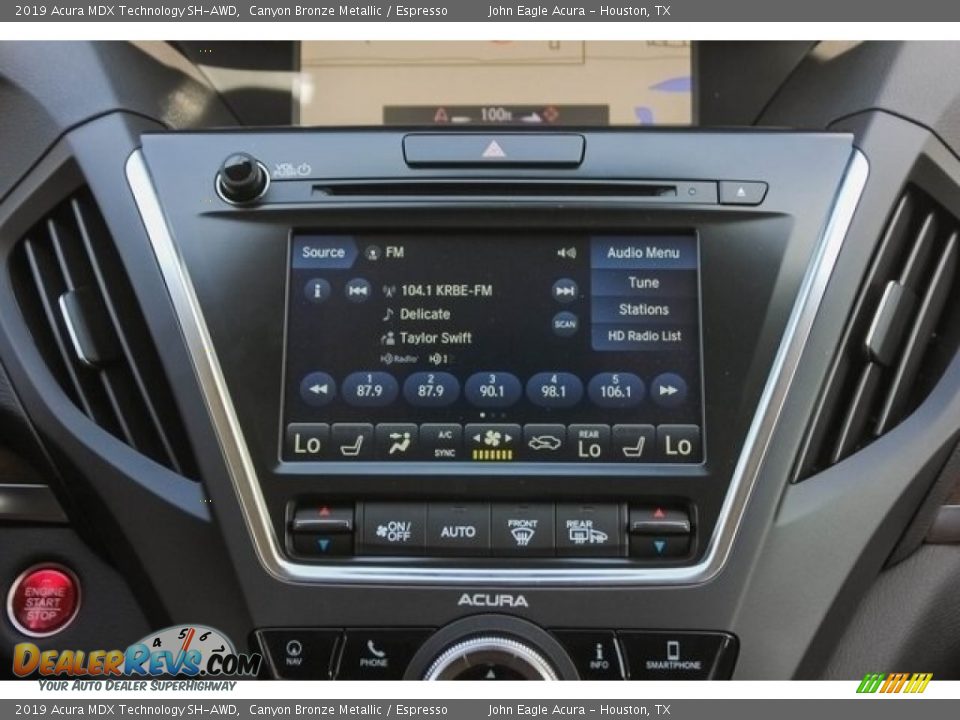 2019 Acura MDX Technology SH-AWD Canyon Bronze Metallic / Espresso Photo #30