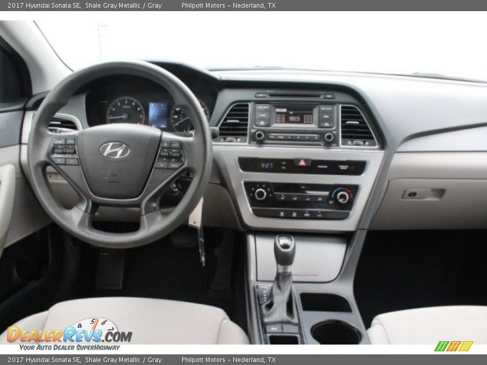 2017 Hyundai Sonata SE Shale Gray Metallic / Gray Photo #26
