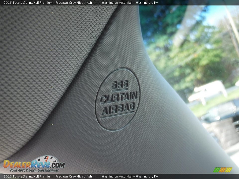 2016 Toyota Sienna XLE Premium Predawn Gray Mica / Ash Photo #24