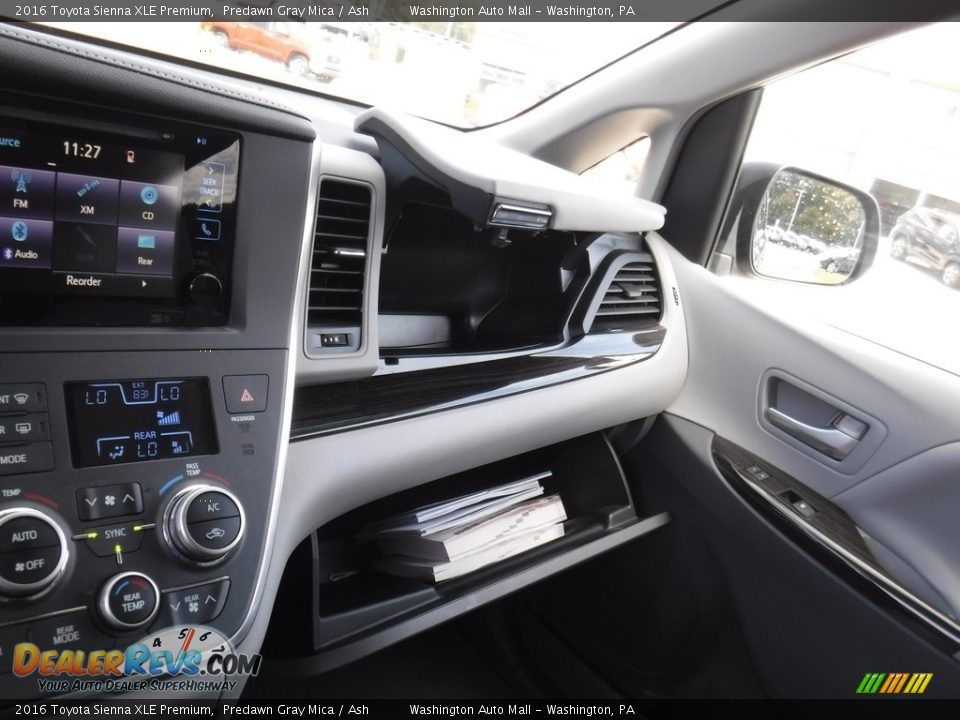 2016 Toyota Sienna XLE Premium Predawn Gray Mica / Ash Photo #25