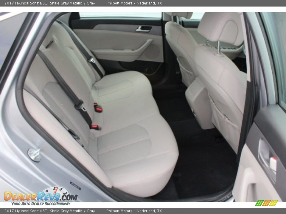 2017 Hyundai Sonata SE Shale Gray Metallic / Gray Photo #30