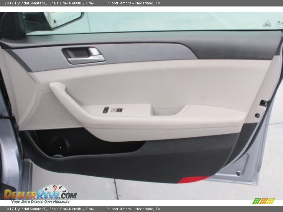 2017 Hyundai Sonata SE Shale Gray Metallic / Gray Photo #31