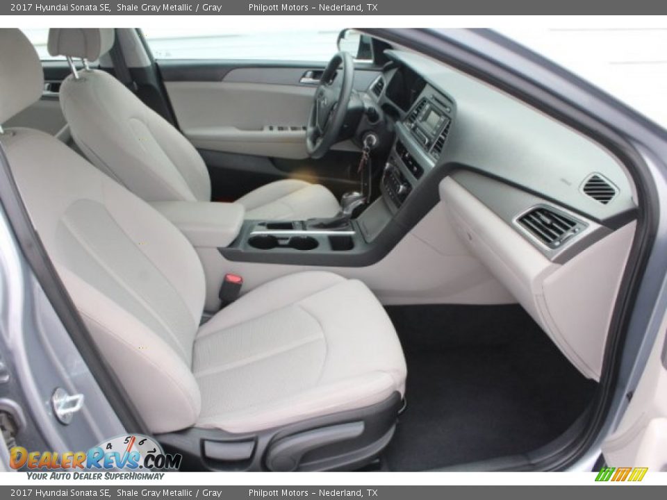2017 Hyundai Sonata SE Shale Gray Metallic / Gray Photo #33