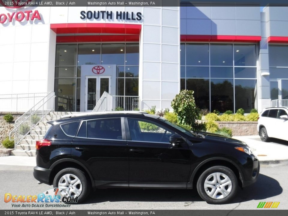 2015 Toyota RAV4 LE AWD Black / Ash Photo #2