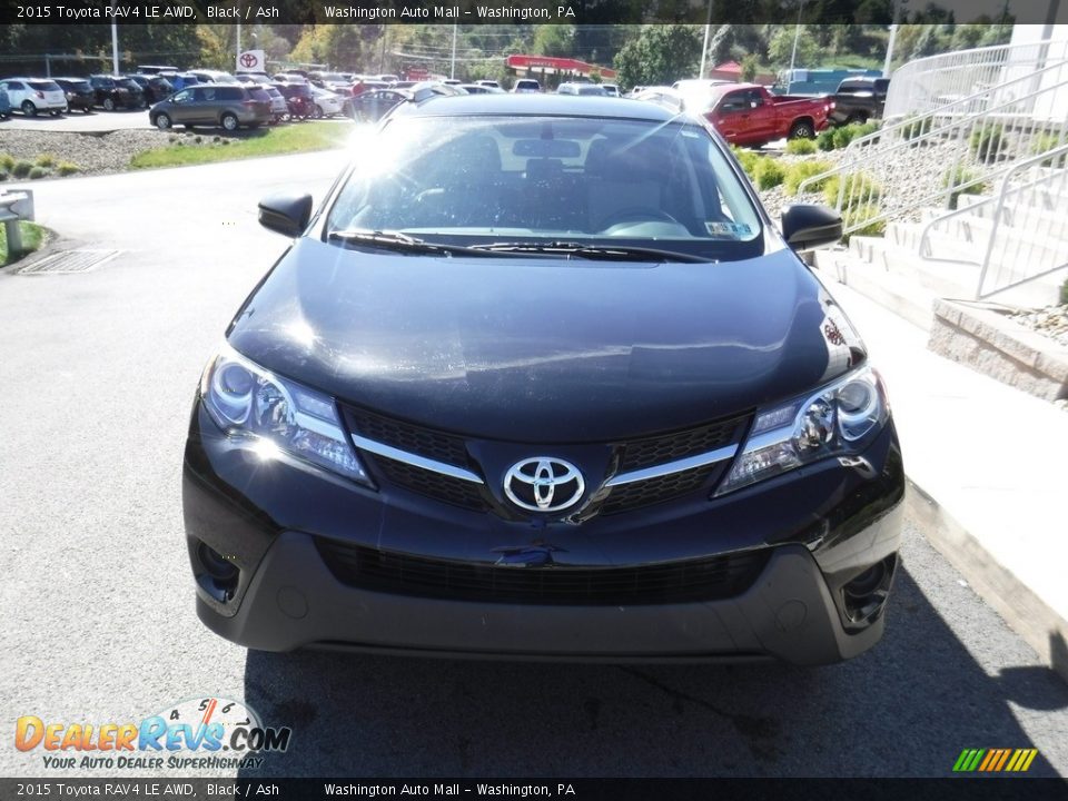 2015 Toyota RAV4 LE AWD Black / Ash Photo #4