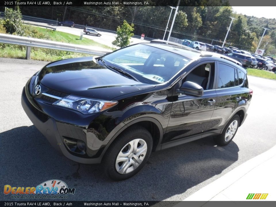 2015 Toyota RAV4 LE AWD Black / Ash Photo #5