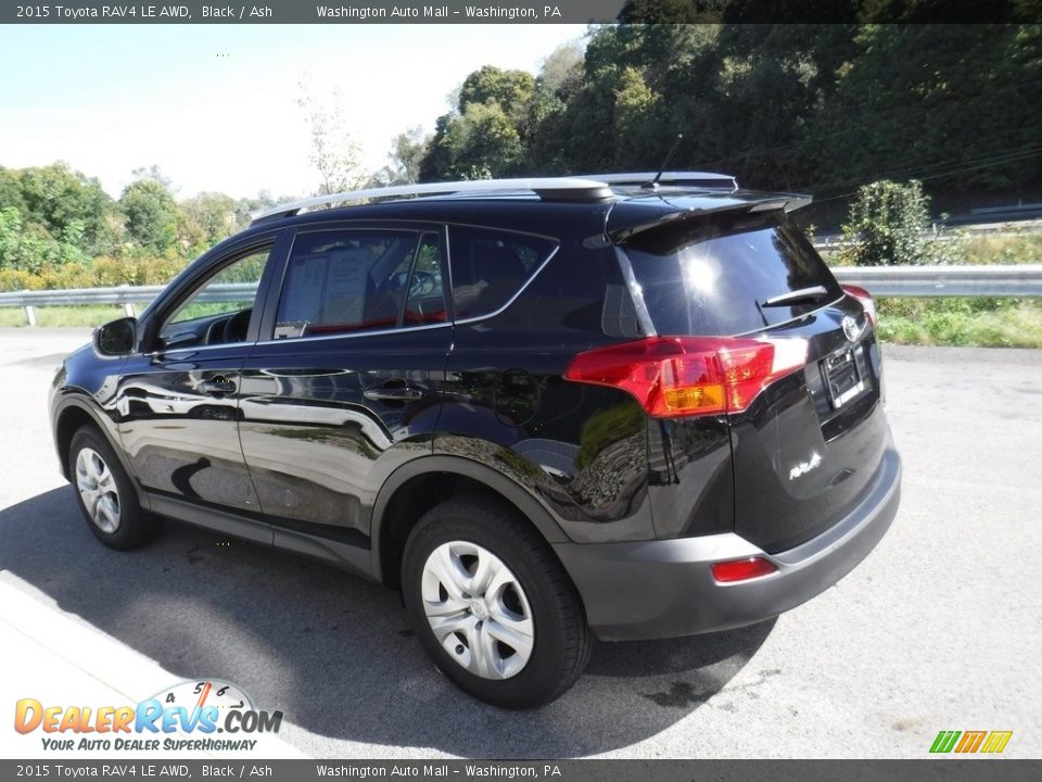 2015 Toyota RAV4 LE AWD Black / Ash Photo #7