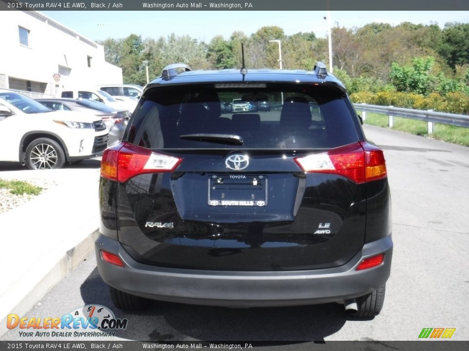 2015 Toyota RAV4 LE AWD Black / Ash Photo #8