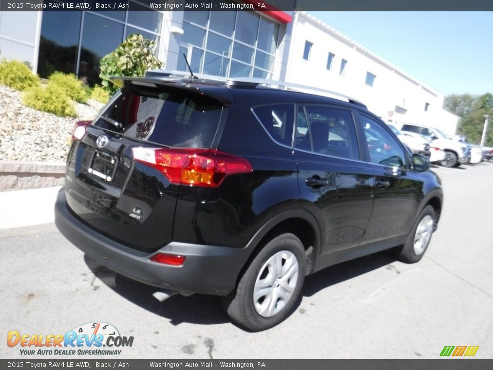2015 Toyota RAV4 LE AWD Black / Ash Photo #9