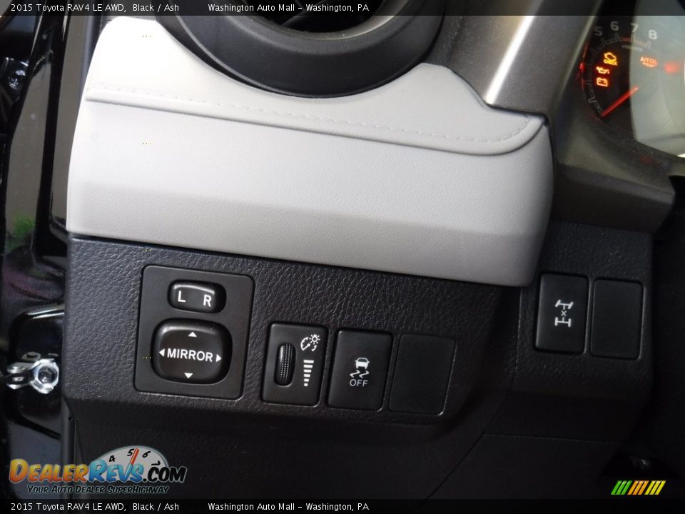 2015 Toyota RAV4 LE AWD Black / Ash Photo #14