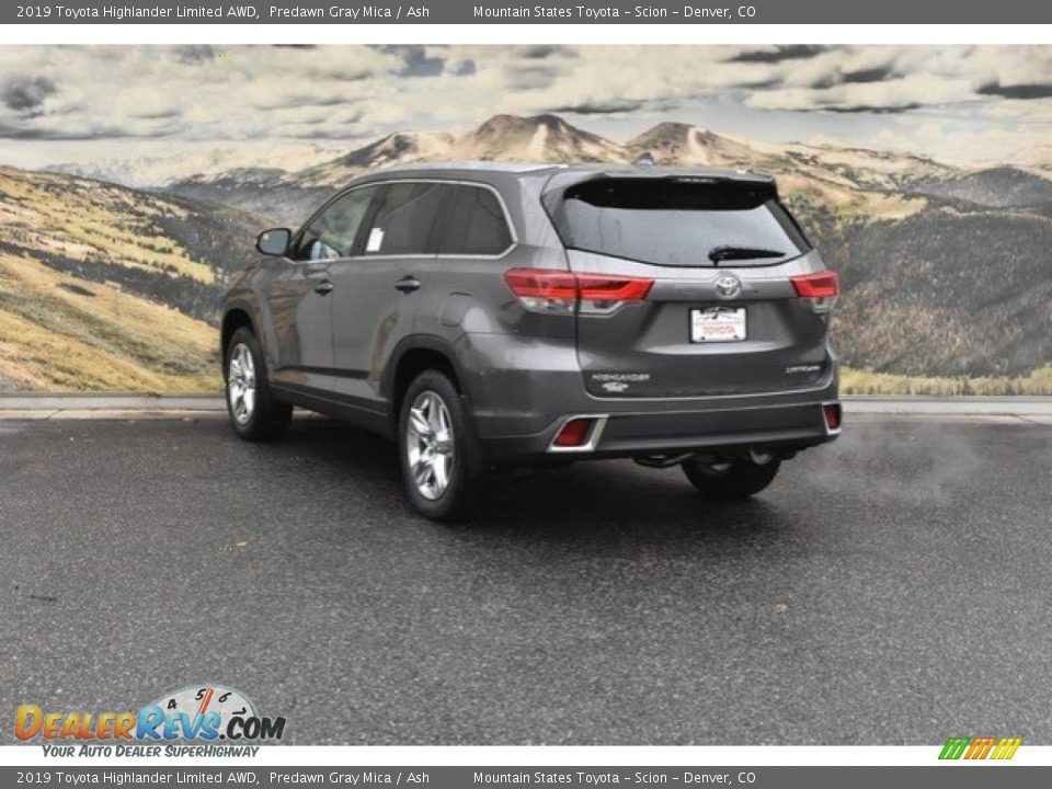 2019 Toyota Highlander Limited AWD Predawn Gray Mica / Ash Photo #3