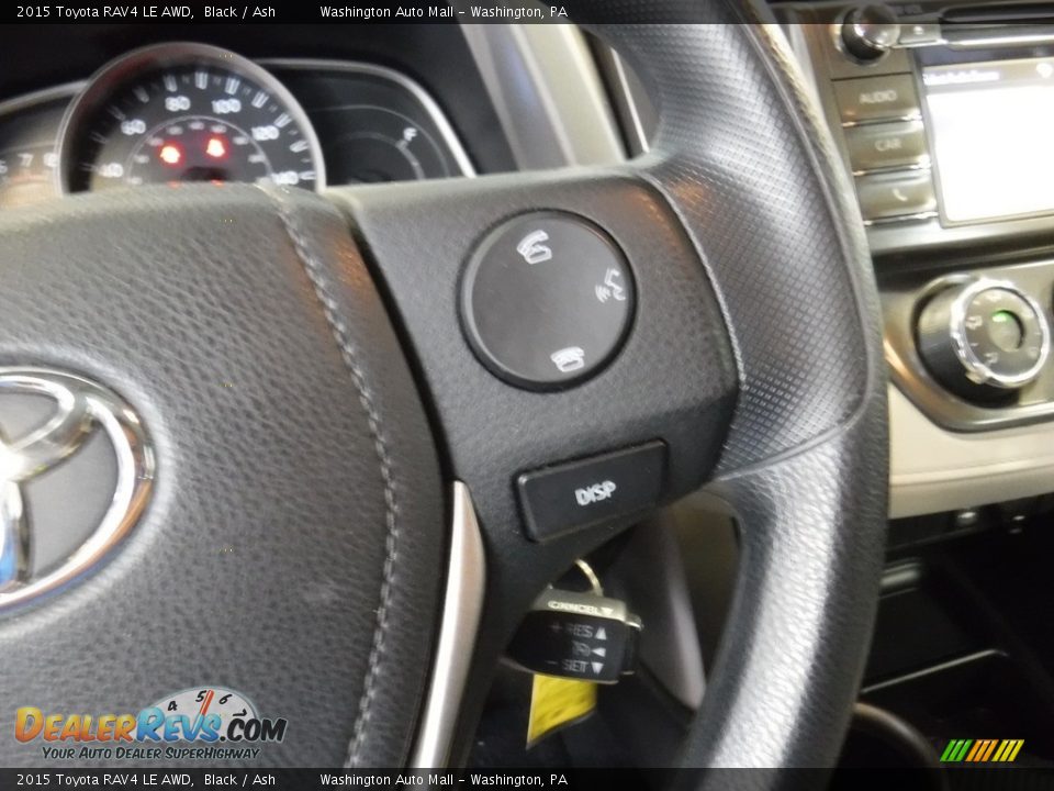 2015 Toyota RAV4 LE AWD Black / Ash Photo #19