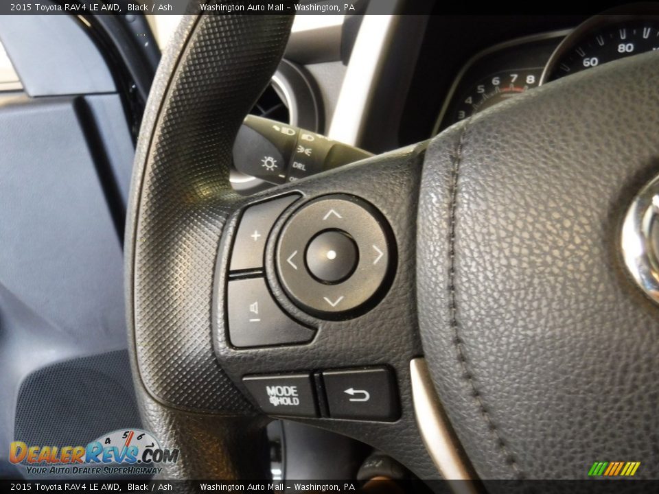 2015 Toyota RAV4 LE AWD Black / Ash Photo #20