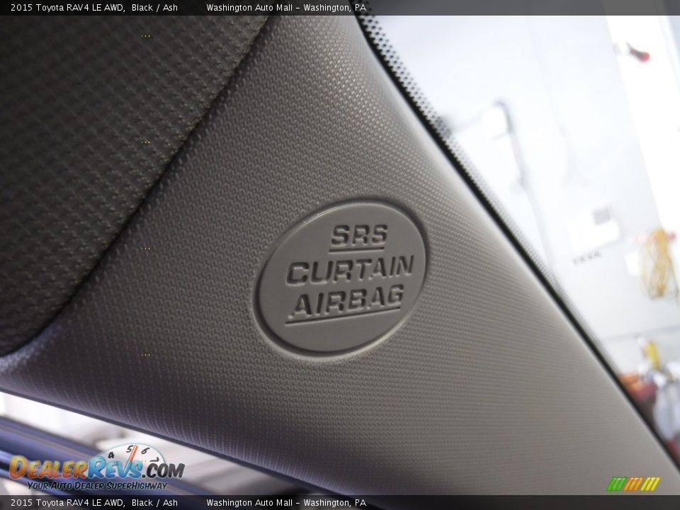 2015 Toyota RAV4 LE AWD Black / Ash Photo #21