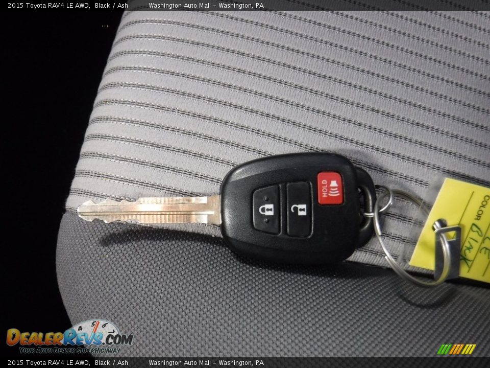 2015 Toyota RAV4 LE AWD Black / Ash Photo #25