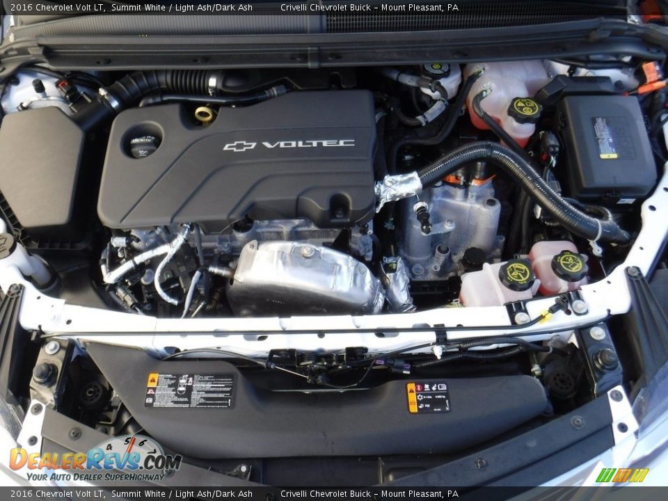 2016 Chevrolet Volt LT Summit White / Light Ash/Dark Ash Photo #10