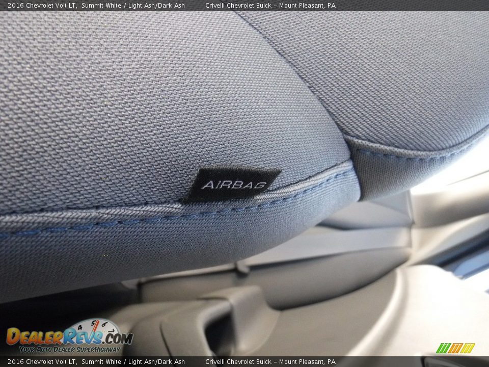 2016 Chevrolet Volt LT Summit White / Light Ash/Dark Ash Photo #14