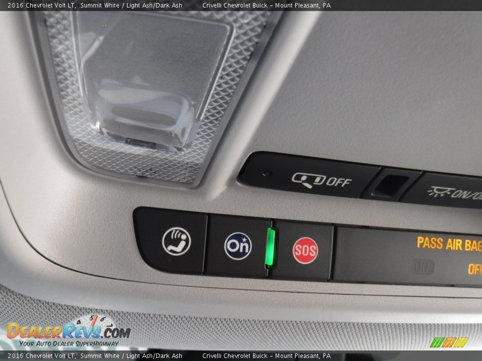 2016 Chevrolet Volt LT Summit White / Light Ash/Dark Ash Photo #21