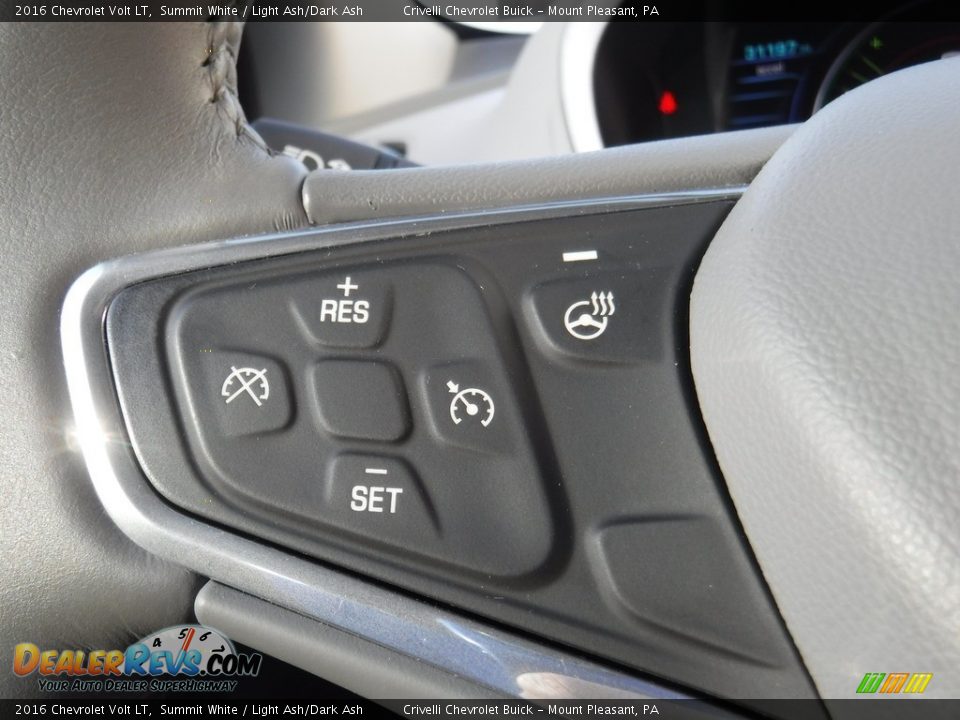 2016 Chevrolet Volt LT Summit White / Light Ash/Dark Ash Photo #23