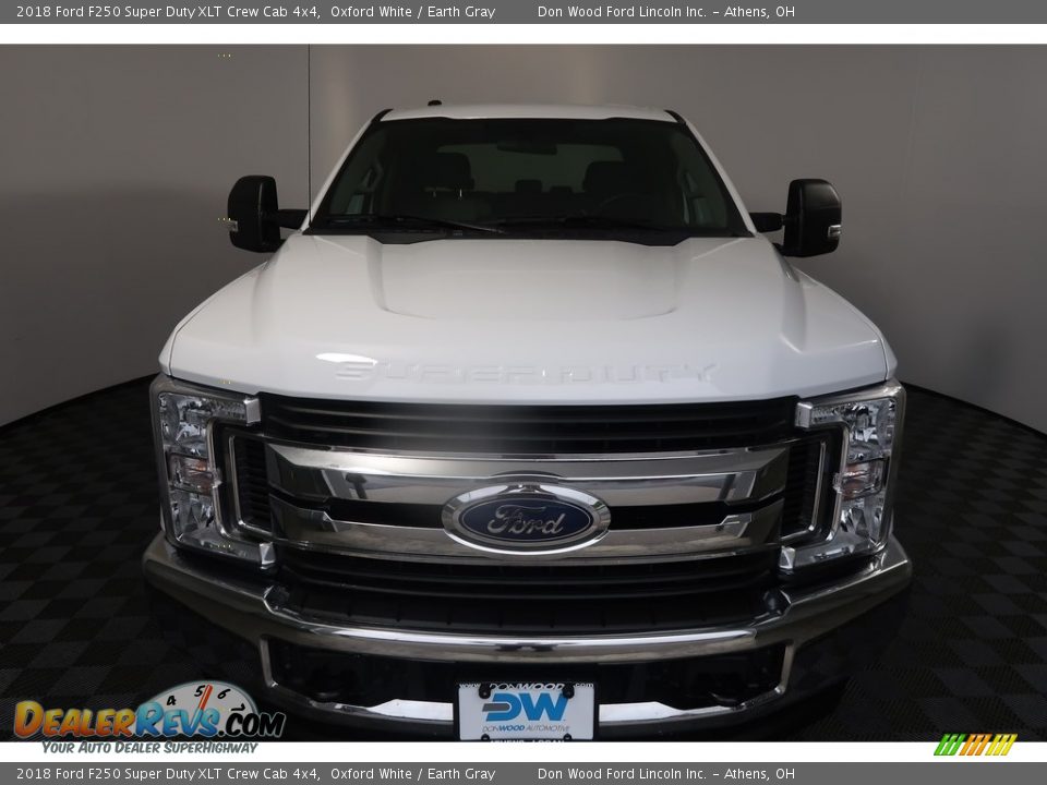 2018 Ford F250 Super Duty XLT Crew Cab 4x4 Oxford White / Earth Gray Photo #5