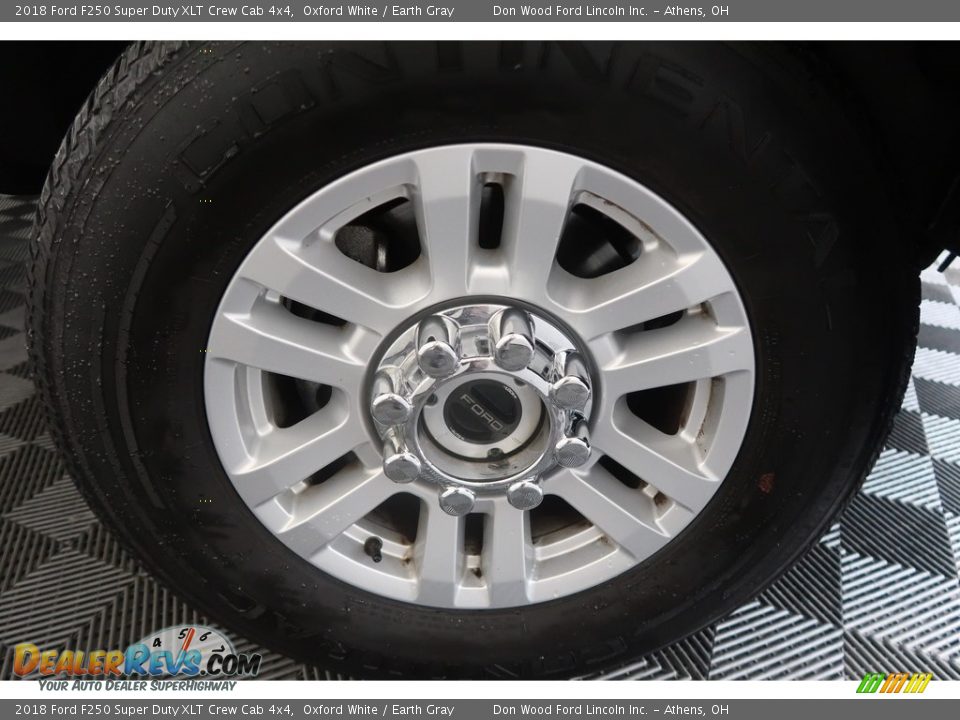 2018 Ford F250 Super Duty XLT Crew Cab 4x4 Oxford White / Earth Gray Photo #24