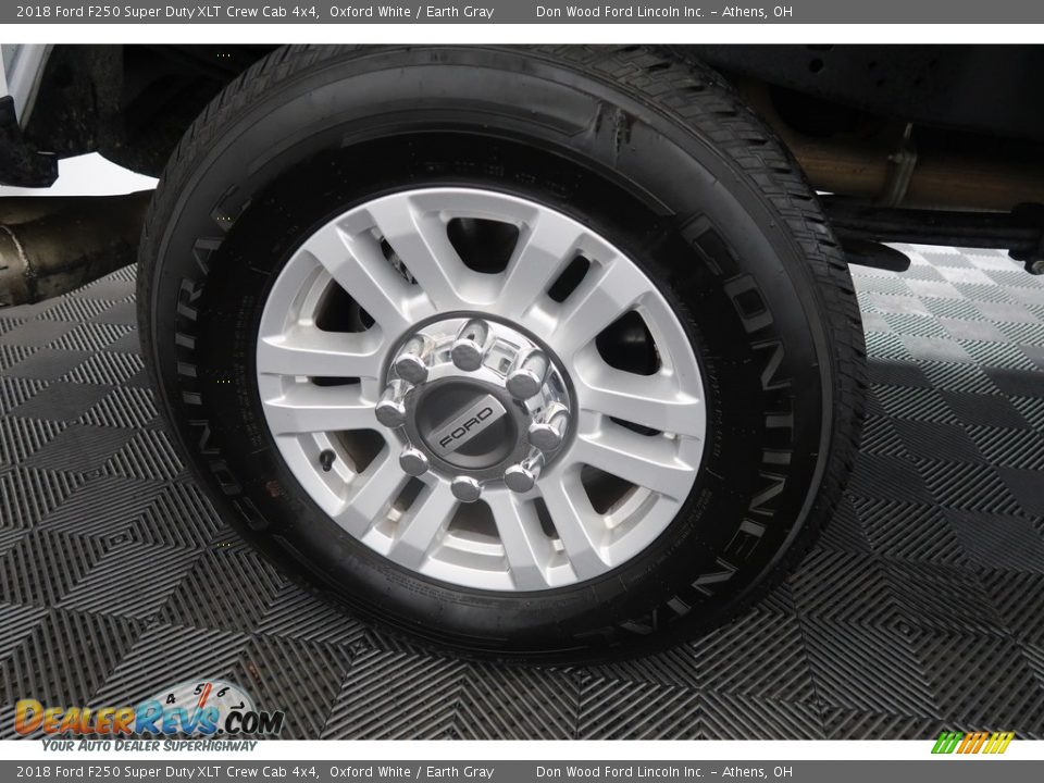 2018 Ford F250 Super Duty XLT Crew Cab 4x4 Oxford White / Earth Gray Photo #25