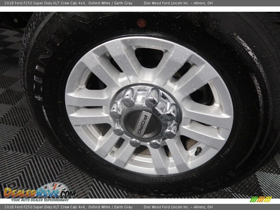 2018 Ford F250 Super Duty XLT Crew Cab 4x4 Oxford White / Earth Gray Photo #26