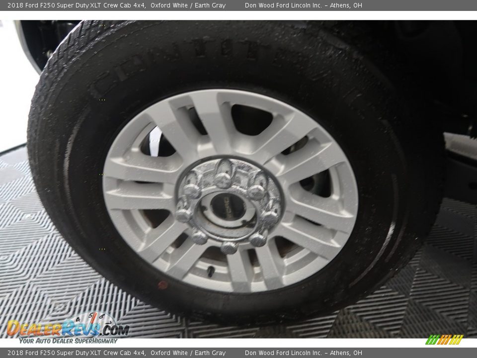 2018 Ford F250 Super Duty XLT Crew Cab 4x4 Oxford White / Earth Gray Photo #27