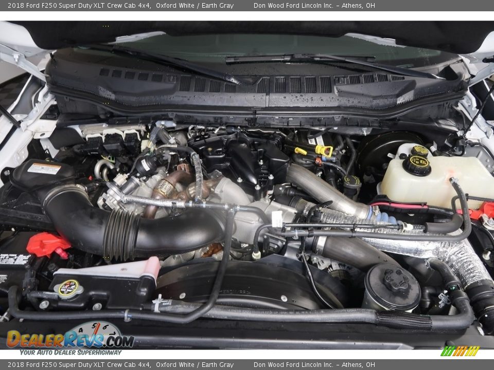 2018 Ford F250 Super Duty XLT Crew Cab 4x4 Oxford White / Earth Gray Photo #28