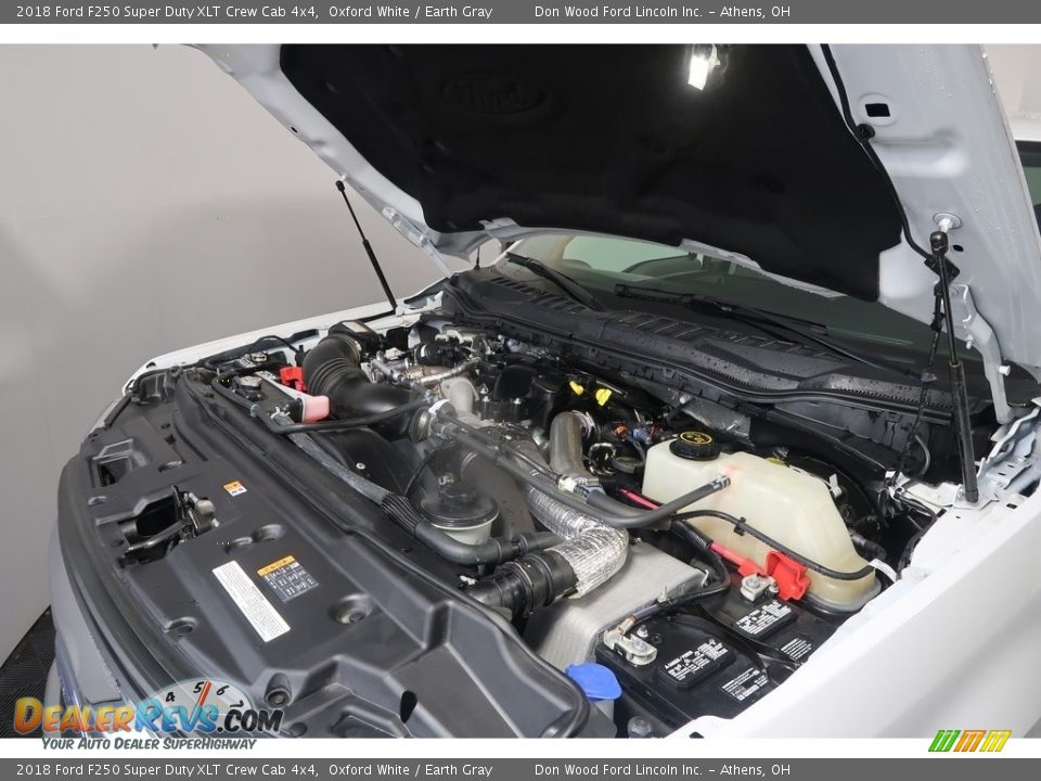 2018 Ford F250 Super Duty XLT Crew Cab 4x4 Oxford White / Earth Gray Photo #29
