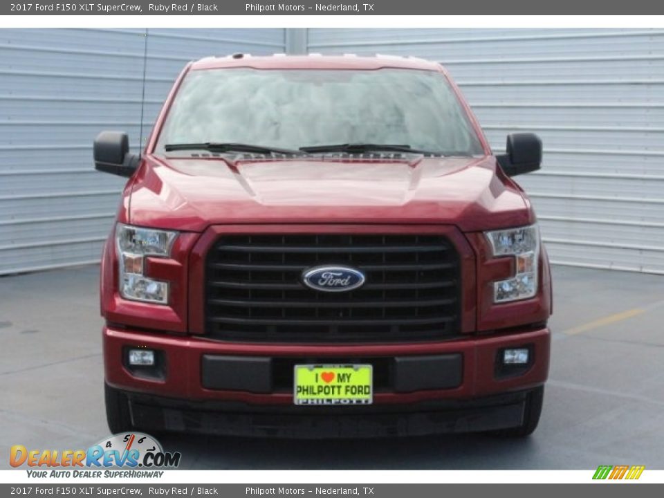 2017 Ford F150 XLT SuperCrew Ruby Red / Black Photo #2