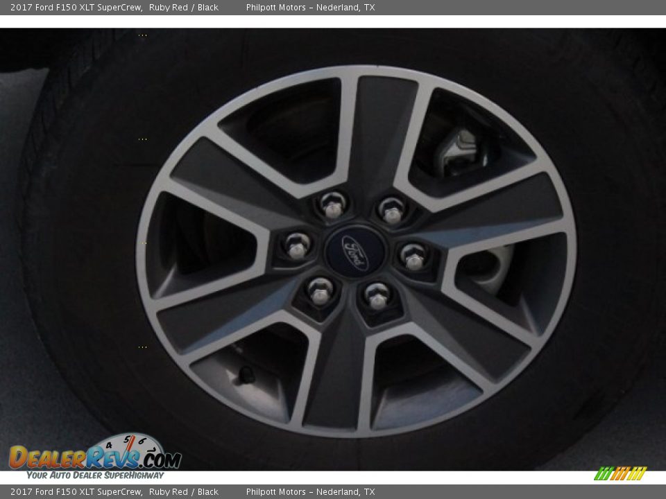 2017 Ford F150 XLT SuperCrew Ruby Red / Black Photo #5