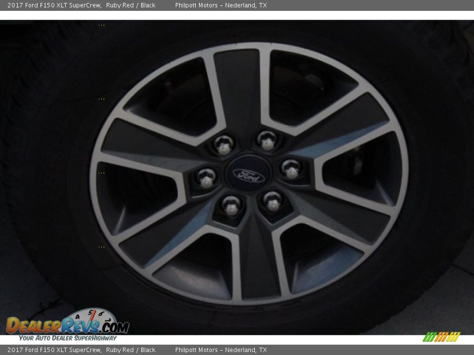 2017 Ford F150 XLT SuperCrew Ruby Red / Black Photo #6