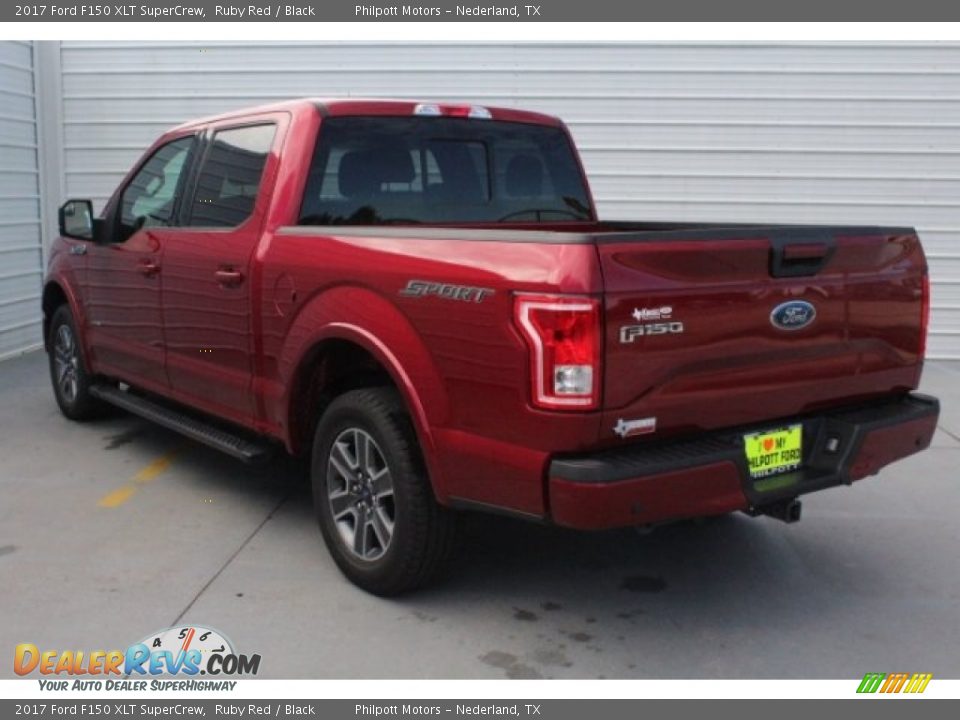 2017 Ford F150 XLT SuperCrew Ruby Red / Black Photo #9
