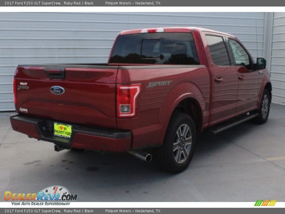 2017 Ford F150 XLT SuperCrew Ruby Red / Black Photo #10