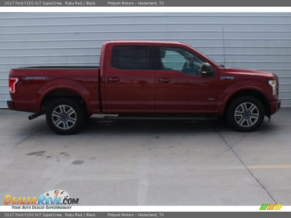 2017 Ford F150 XLT SuperCrew Ruby Red / Black Photo #11