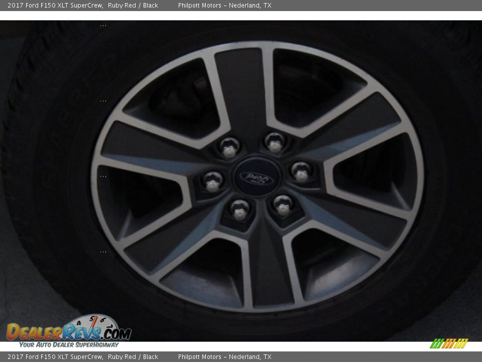 2017 Ford F150 XLT SuperCrew Ruby Red / Black Photo #12