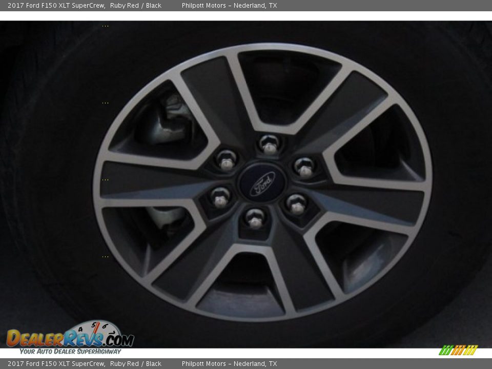 2017 Ford F150 XLT SuperCrew Ruby Red / Black Photo #13