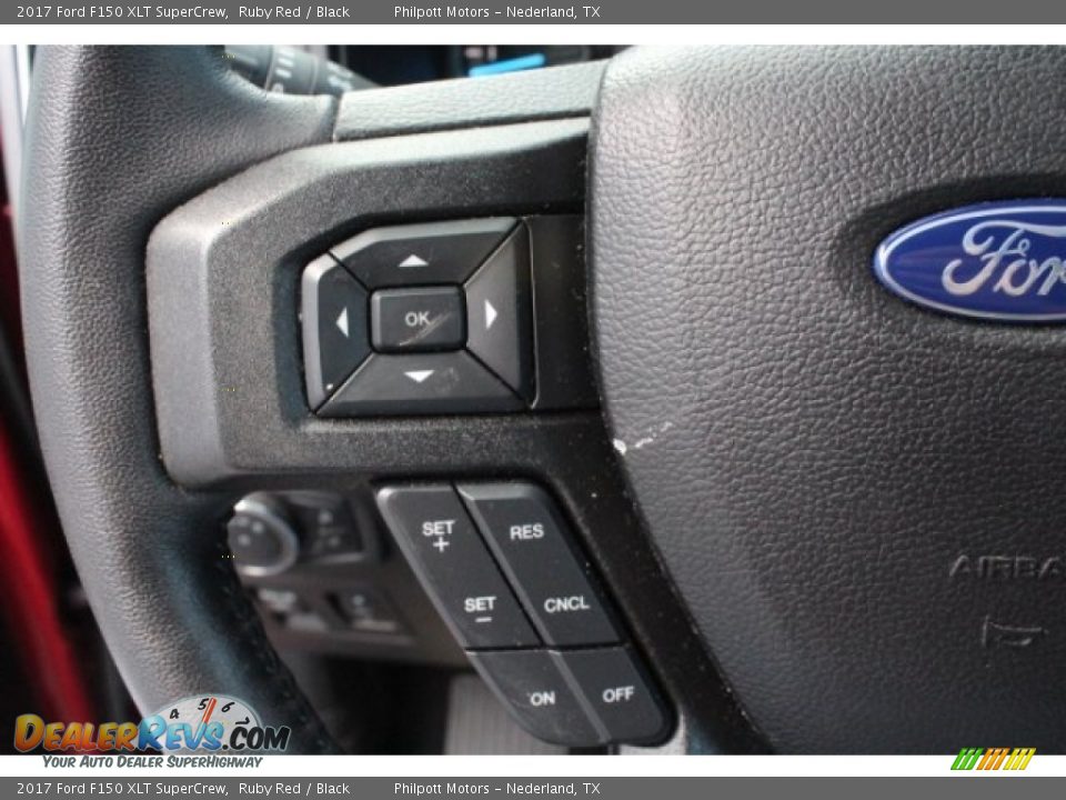 2017 Ford F150 XLT SuperCrew Ruby Red / Black Photo #21