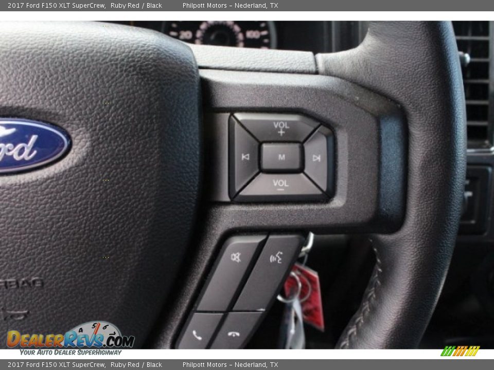 2017 Ford F150 XLT SuperCrew Ruby Red / Black Photo #22
