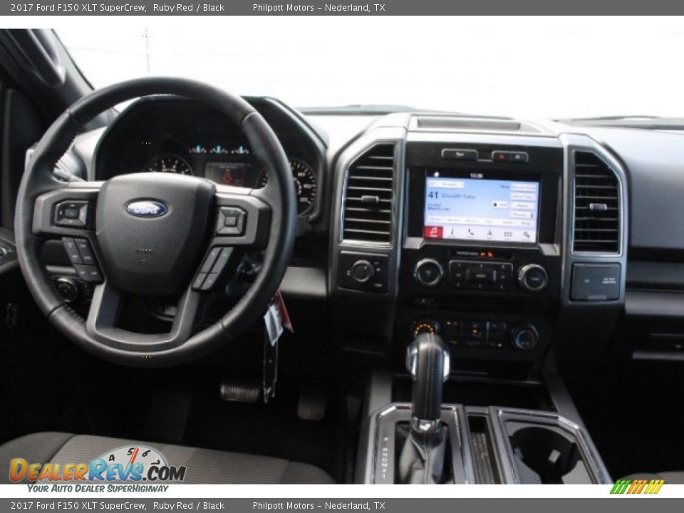 2017 Ford F150 XLT SuperCrew Ruby Red / Black Photo #28