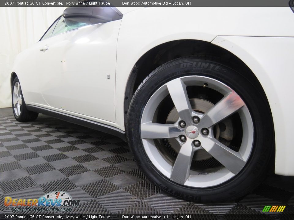 2007 Pontiac G6 GT Convertible Ivory White / Light Taupe Photo #2
