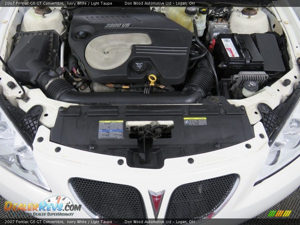 2007 Pontiac G6 GT Convertible Ivory White / Light Taupe Photo #6