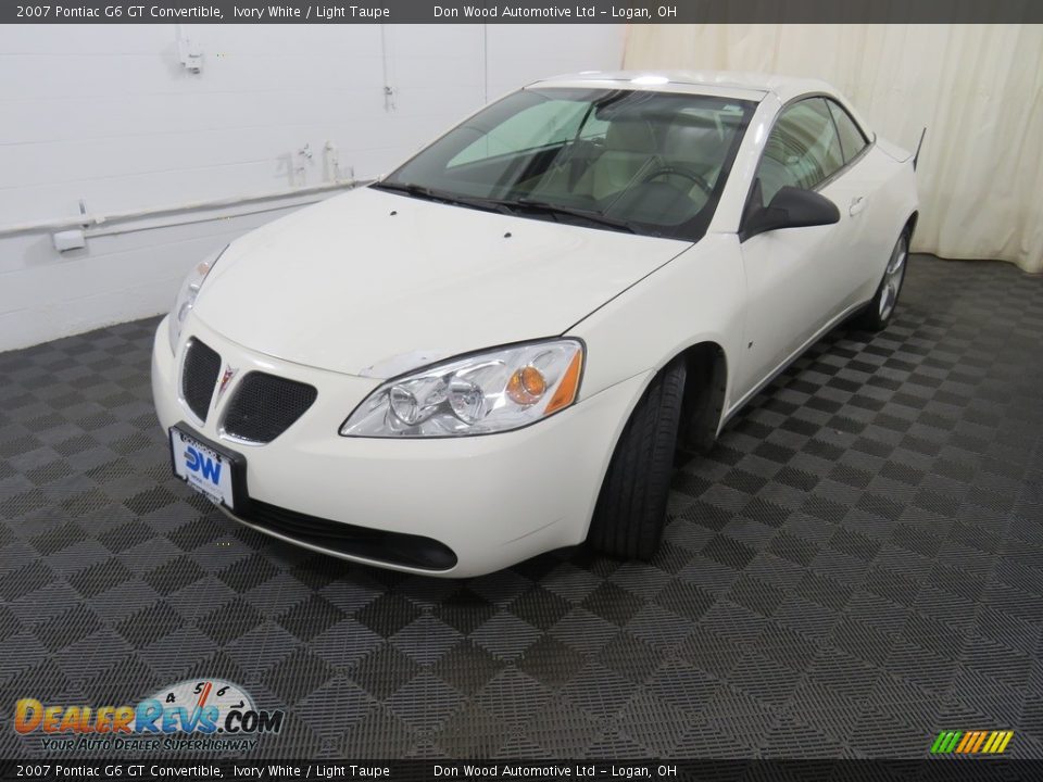 2007 Pontiac G6 GT Convertible Ivory White / Light Taupe Photo #7