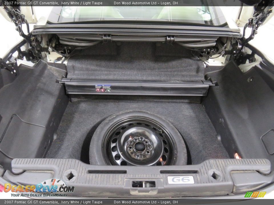 2007 Pontiac G6 GT Convertible Ivory White / Light Taupe Photo #13