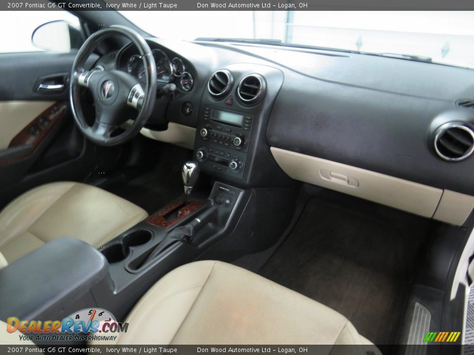 2007 Pontiac G6 GT Convertible Ivory White / Light Taupe Photo #29