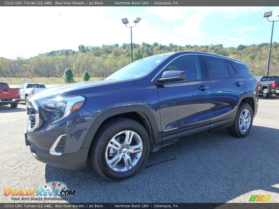 2019 GMC Terrain SLE AWD Blue Steel Metallic / Jet Black Photo #1