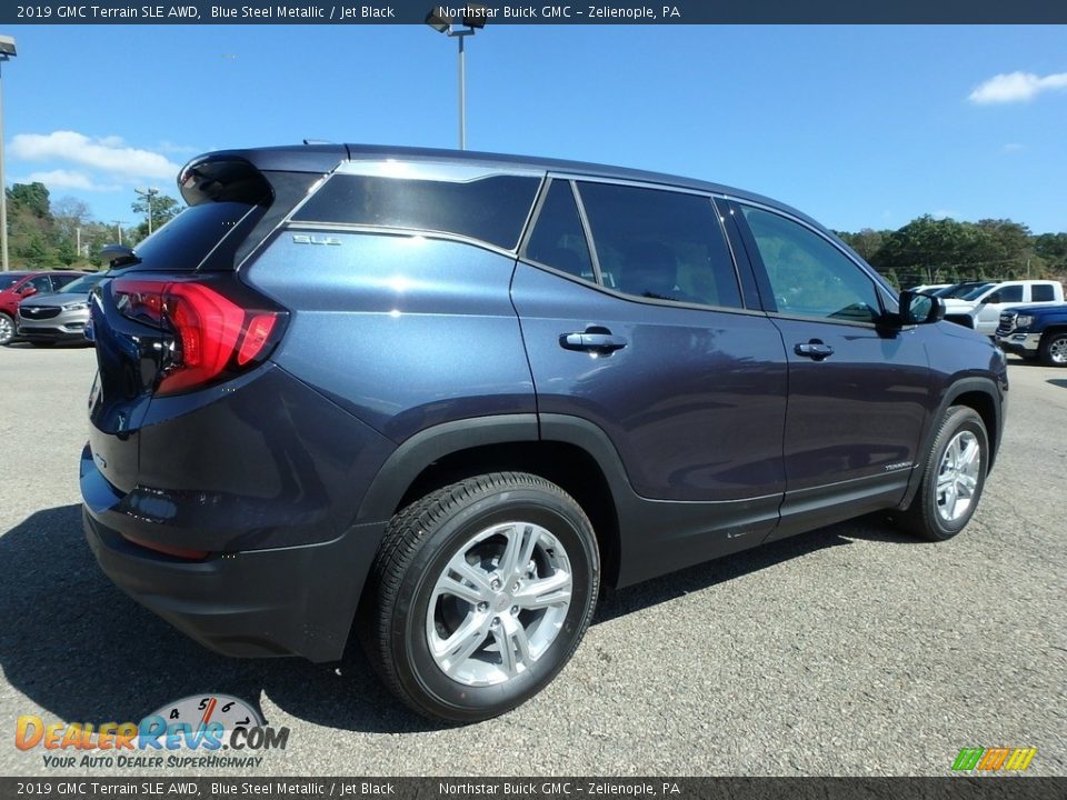 2019 GMC Terrain SLE AWD Blue Steel Metallic / Jet Black Photo #5