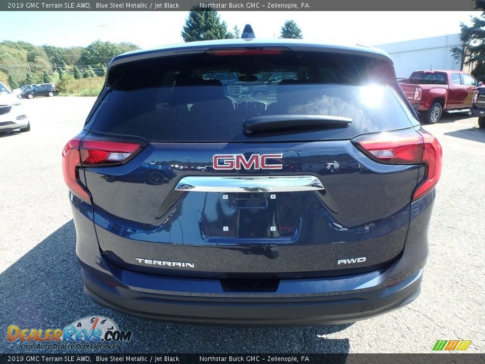 2019 GMC Terrain SLE AWD Blue Steel Metallic / Jet Black Photo #6