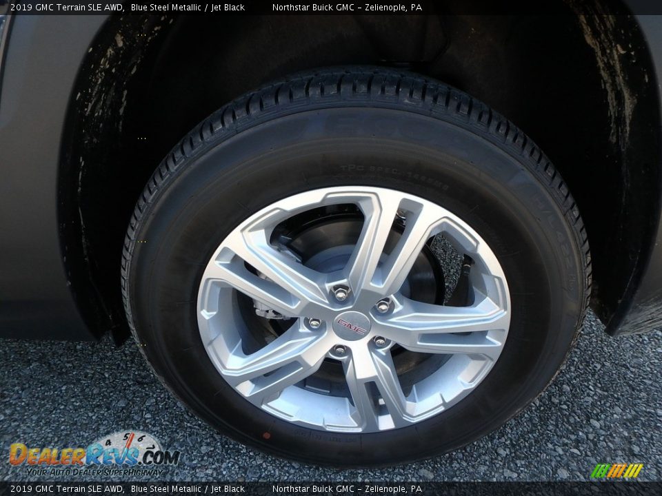 2019 GMC Terrain SLE AWD Blue Steel Metallic / Jet Black Photo #10